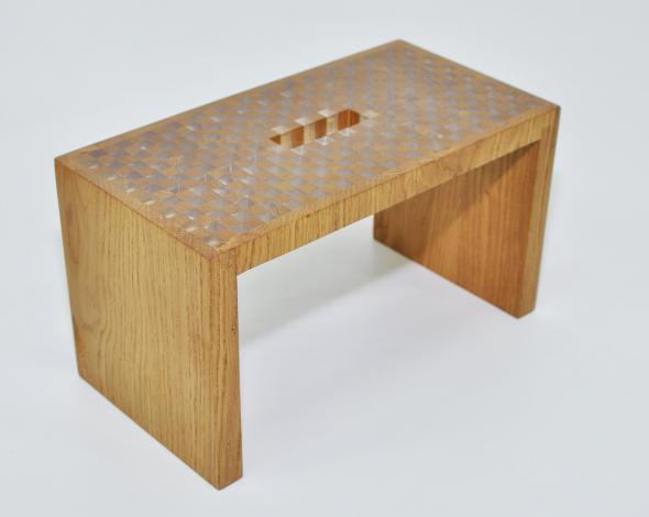 Chessboard footstool 2