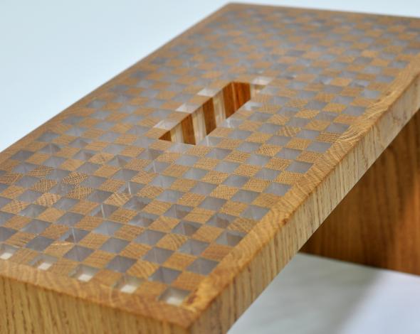 Chessboard footstool 2